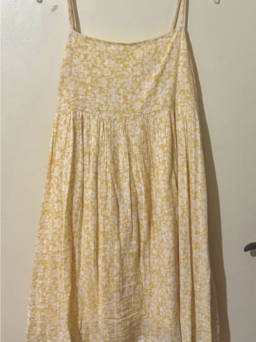 American Eagle Yellow Floral Dress